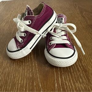 Converse All Star Infant low top Shoes 4 Magenta